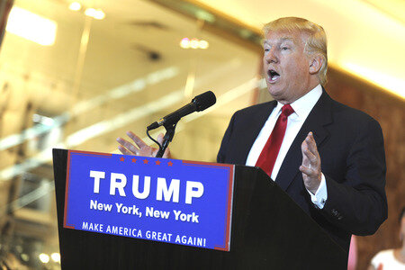 Donald Trump Pressekonferenz in New York