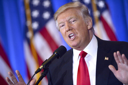 Donald Trump Pressekonferenz in New York