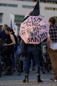 Solidaritästdemo 'Berlin stands with Charlottesville' in Berlin