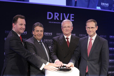 Eröffnung des DRIVE. Volkswagen Group Forum in Berlin