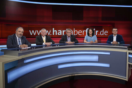 Talkshow 'hart aber fair' in Berlin