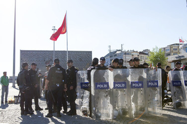 Maidemonstration in Istanbul