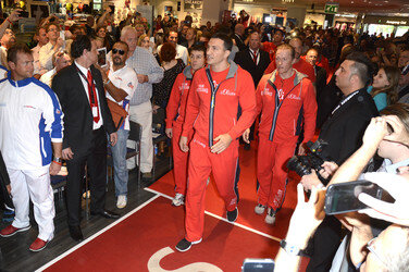 Wiegen zum Kampf Klitschko vs. Leapi, Mülheim an der Ruhr