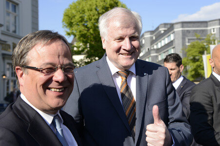 Armin Laschet Wahlkampfveranstaltung in Bergisch Gladbach