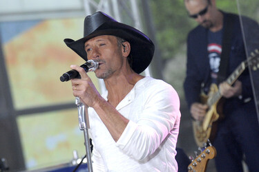 Tim McGraw live in der NBC Show 'Today', New York