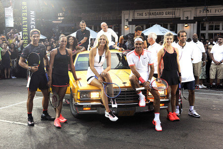 Nike Street Tennis Event in New York