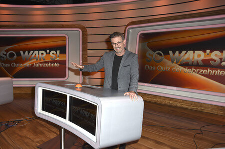 Fototermin zur Quizshow 'So war's! Das Quiz der Jahrzehnte' in Ismaning