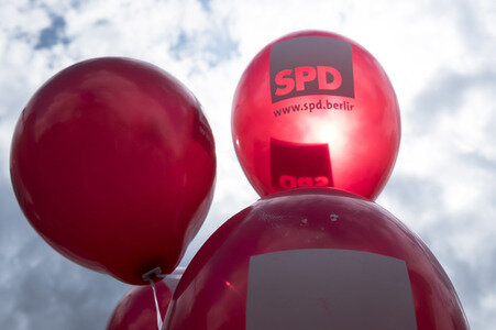 Straßenwahlkampf zur Bundestagswahl in Berlin