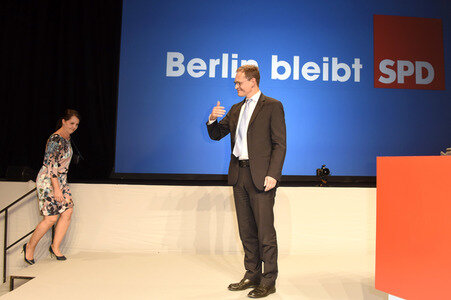 Wahlabend der SPD in Berlin