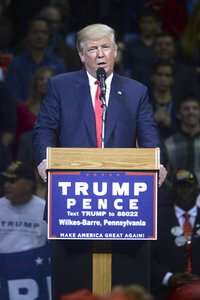 Donald Trump Wahlkampfveranstaltung in Wilkes-Barre