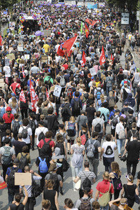 Demonstration 'Bildungsstreik - Jugend gegen G20' in Hamburg