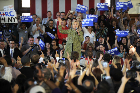Rede von Hillary Clinton in New York