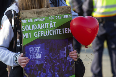 Gegen Demo zur Neonazi Demonstration, Frankfurt/Oder