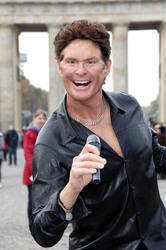 Launch der Wachsfigur von David Hasselhoff, Berlin
