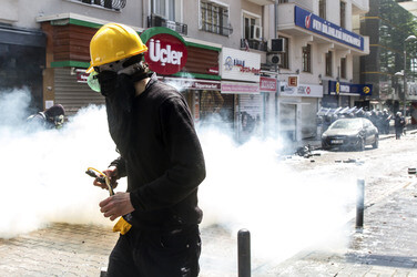 Maidemonstration in Istanbul