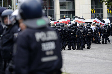 Nazi-Aufmarsch in Berlin
