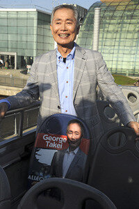 George Takei is inducted into the Ride of Fame in New York