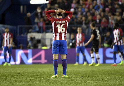 UEFA Champions League Match Atlético Madrid vs. Bayer 04 Leverkusen in Madrid