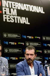 'Autómata' Pressekonferenz, San Sebastian Film Festival 2014