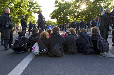 Bärgida Gegendemo in Berlin