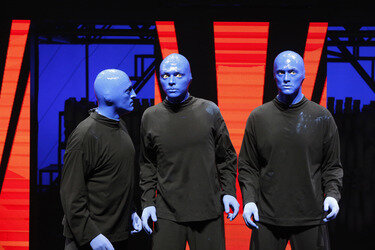 'Blue Man Group' Fototermin, Berlin
