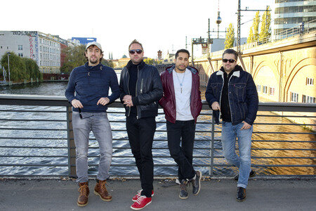 Fototermin mit dem Kid Colling Cartel in Berlin