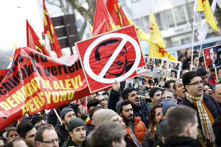 Kurden-Demo in Köln