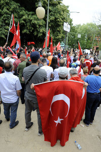 Protest gegen versuchten Militärputsch in der Türkei