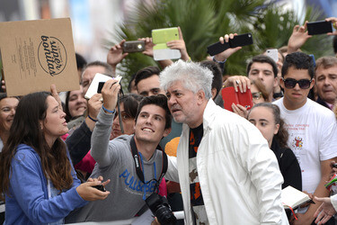 Ankunft von Pedro Almodóvar auf dem San Sebastian Film Festival 2014