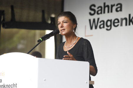 Wahlkampfveranstaltung des BSW in Duisburg