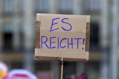 Demonstration gegen sexualisierte Gewalt in Hamburg