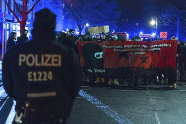 Demo gegen Europäischen Polizeikongress, Berlin