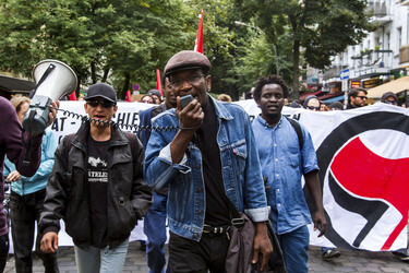 Demonstration gegen Rassismus und Abschiebungen, Berlin