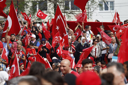Erdogan-Demo in Köln