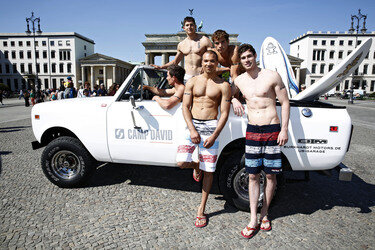 Open Air-Fashionshow des Menswear-Labels Camp David, Berlin