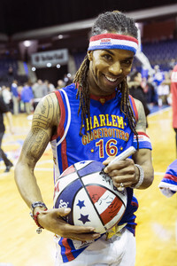 Basketballspiel Harlem Globetrotters vs. World All Stars in Berlin