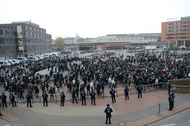 Demonstration 'Hooligans gegen Salafisten', Hannover