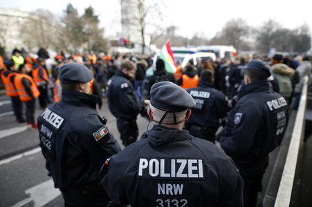 Kurden-Demo in Köln