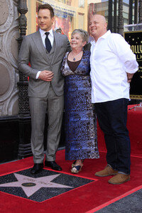 Chris Pratt erhält einen Stern auf dem Hollywood Walk of Fame in Los Angeles