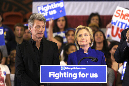 Wahlkampfrede von Hillary Clinton  in Newark