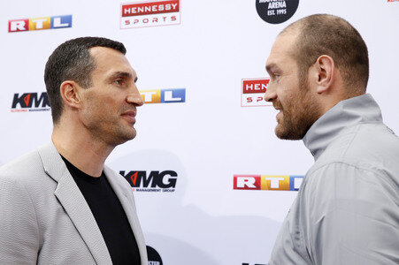 Pressekonferenz 'Fury vs. Klitschko II' in Köln
