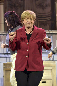 Theaterprobe 'Miss Merkel - Mord in der Uckermark' in Berlin