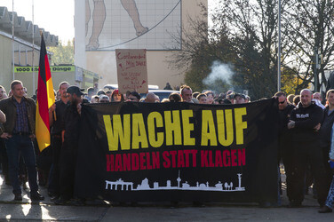 Neonazi Demo, Berlin