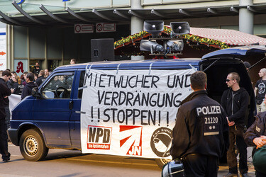 Demonstration gegen NPD-Kundgebung, Berlin