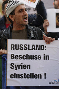 Demo gegen Putin in Berlin