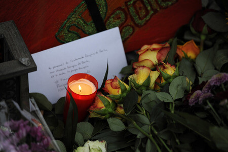 Gedenken an die Opfer des Anschlags von Nizza in Berlin