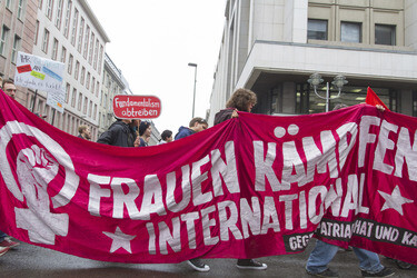 Gegendemonstration zum 'Marsch für das Leben', Berlin