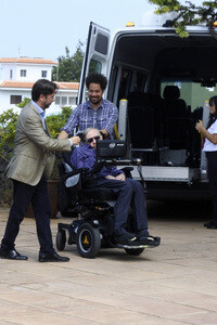 Stephen Hawking Pressetermin auf Teneriffa