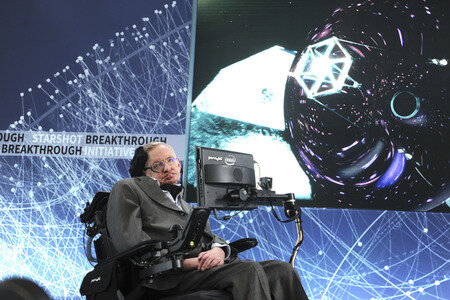 Präsentation der 'Breakthrough Starshot' Space Exploration Initiative in New York