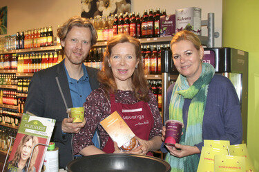 Verkaufsstart der Veganprodukte 'Vevenga' von Marion Kracht, Hamburg